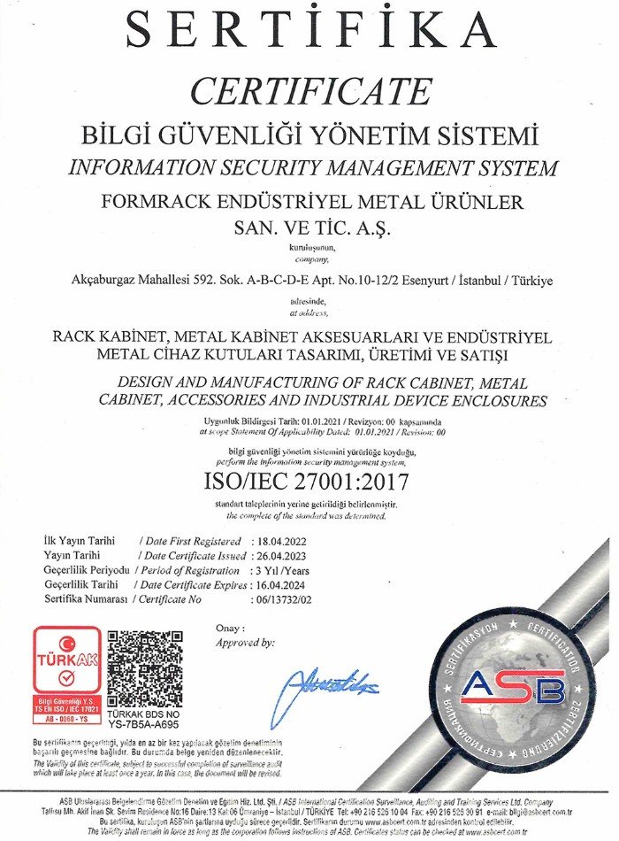 ISO/IEC 27001:2017